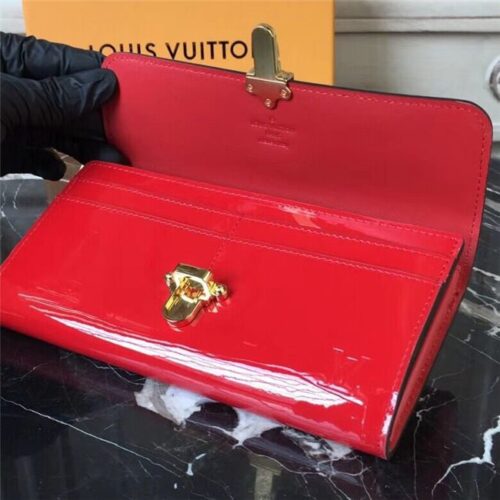 High Quality Luxury Louis Vuitton Cherrywood Wallet Patent Leather (Varied Colors) product detail