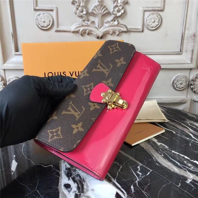 High Quality Luxury Louis Vuitton Cherrywood Wallet Patent Leather (Varied Colors) product detail