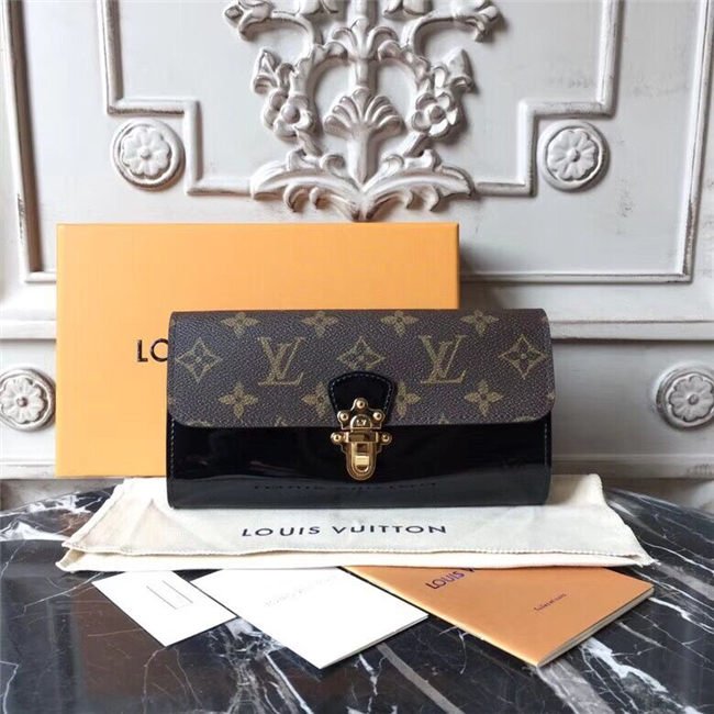 High Quality Luxury Louis Vuitton Cherrywood Wallet Patent Leather (Varied Colors) product detail