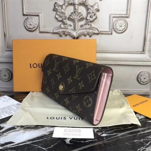 High Quality Luxury Louis Vuitton Sarah Wallet Rose Ballerine product detail