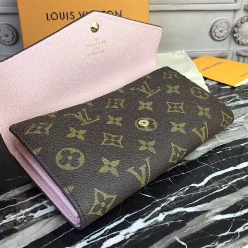 High Quality Luxury Louis Vuitton Sarah Wallet Rose Ballerine product detail