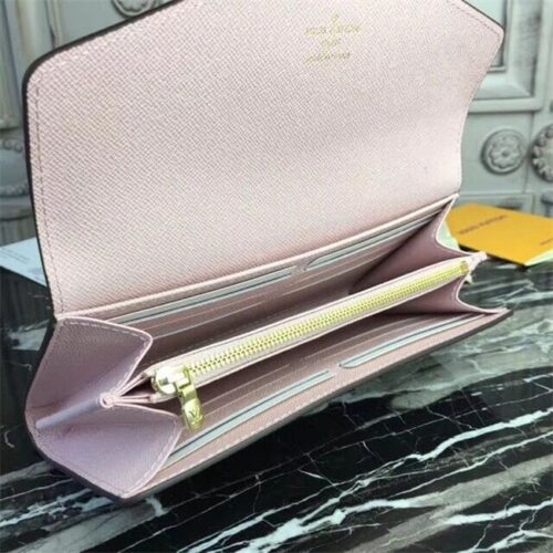 High Quality Luxury Louis Vuitton Sarah Wallet Rose Ballerine product detail