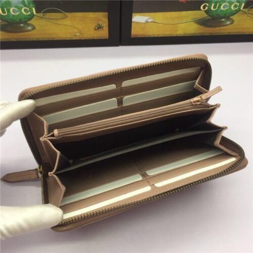 High Quality Luxury Gucci GG Marmont Zip Around Wallet (Varied Colors) – Style 87155 product detail