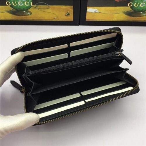 High Quality Luxury Gucci GG Marmont Zip Around Wallet (Varied Colors) – Style 87155 product detail