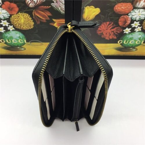 High Quality Luxury Gucci GG Marmont Zip Around Wallet (Varied Colors) – Style 87155 product detail