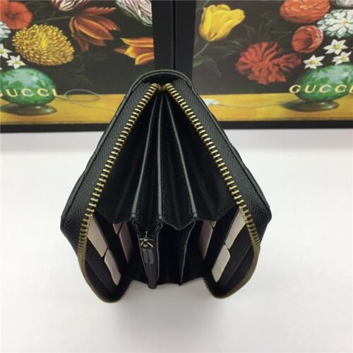 High Quality Luxury Gucci GG Marmont Zip Around Wallet (Varied Colors) – Style 87155 product detail