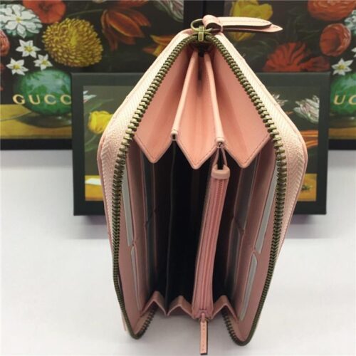 High Quality Luxury Gucci GG Marmont Zip Around Wallet (Varied Colors) – Style 87155 product detail