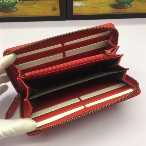 High Quality Luxury Gucci GG Marmont Zip Around Wallet (Varied Colors) – Style 87155 product detail