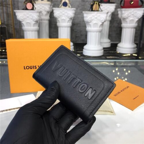 High Quality Luxury Louis Vuitton Pocket Organizer Dark Infinity Leather alternate view