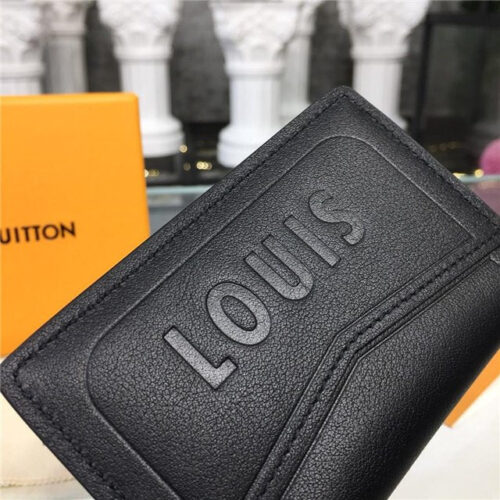 High Quality Luxury Louis Vuitton Pocket Organizer Dark Infinity Leather product detail