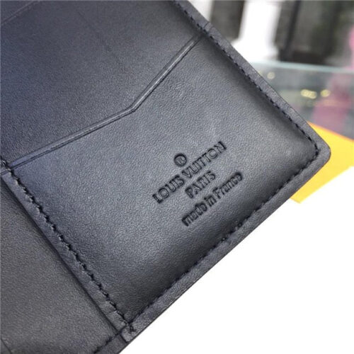 High Quality Luxury Louis Vuitton Pocket Organizer Dark Infinity Leather product detail