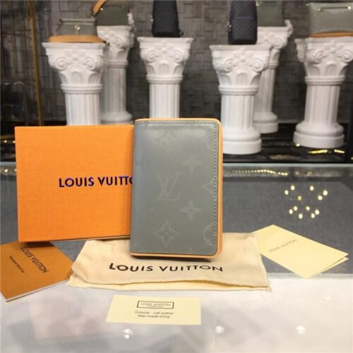 High Quality Luxury Louis Vuitton Pocket Organizer Monogram Titanium