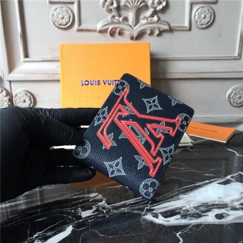 High Quality Luxury Louis Vuitton Multiple Wallet Monogram Upside Down Canvas alternate view