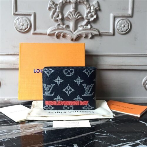 High Quality Luxury Louis Vuitton Multiple Wallet Monogram Upside Down Canvas product detail