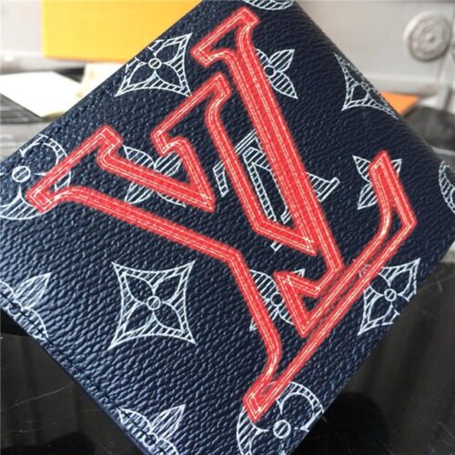 High Quality Luxury Louis Vuitton Multiple Wallet Monogram Upside Down Canvas product detail