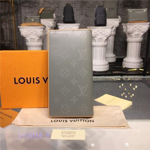 High Quality Luxury Louis Vuitton Brazza Wallet Monogram Titanium product detail