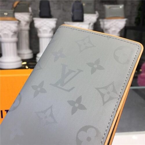 High Quality Luxury Louis Vuitton Brazza Wallet Monogram Titanium product detail