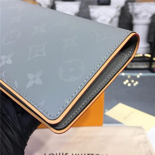 High Quality Luxury Louis Vuitton Brazza Wallet Monogram Titanium product detail