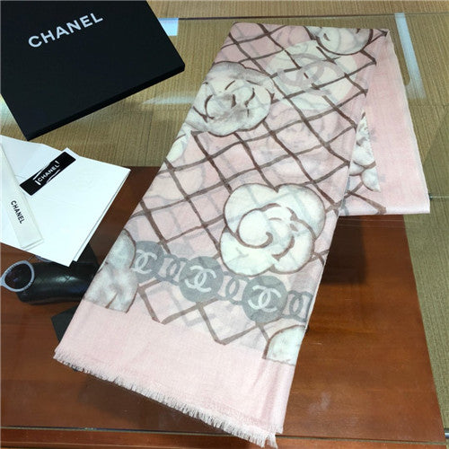 High Quality Luxury Chanel Cashmere Scarf Scarves – Style 25041 alternate view