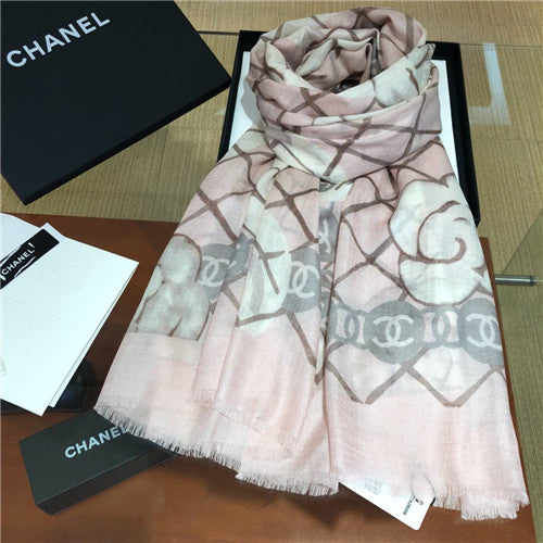 High Quality Luxury Chanel Cashmere Scarf Scarves – Style 25041