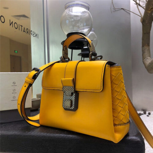 High Quality Luxury Bottega Veneta Piazza Bag Yellow product detail