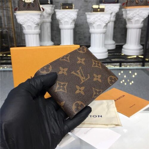 High Quality Luxury Louis Vuitton Slender Id Wallet Monogram Canvas alternate view