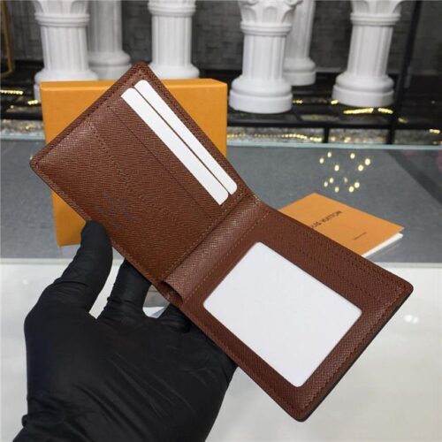 High Quality Luxury Louis Vuitton Slender Id Wallet Monogram Canvas product detail