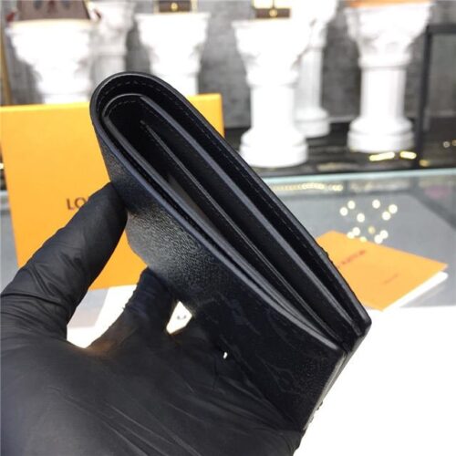 High Quality Luxury Louis Vuitton Slender Id Wallet Monogram Eclipse Canvas product detail