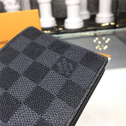 High Quality Luxury Louis Vuitton Slender Id Wallet Damier Graphite Canvas product detail