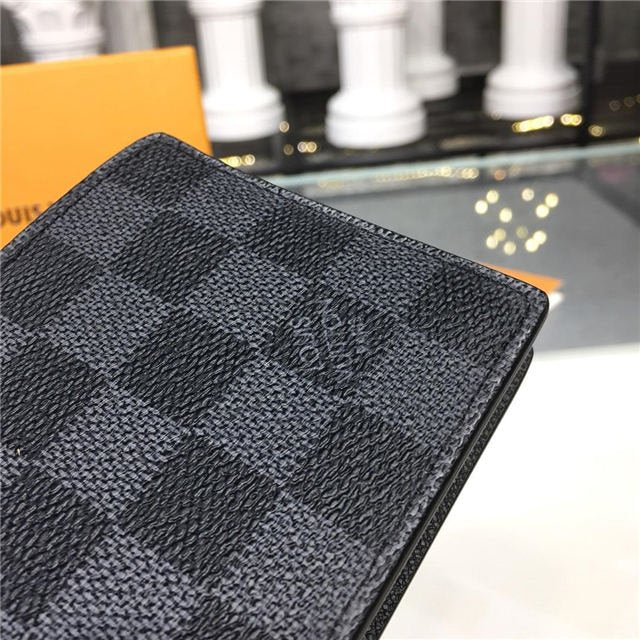 High Quality Luxury Louis Vuitton Slender Id Wallet Damier Graphite Canvas product detail