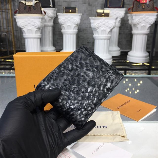 High Quality Luxury Louis Vuitton Slender Id Wallet Taiga Leather Ardoise product detail