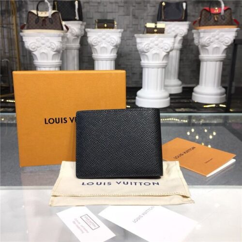 High Quality Luxury Louis Vuitton Slender Id Wallet Taiga Leather Ardoise product detail