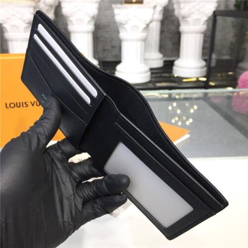 High Quality Luxury Louis Vuitton Slender Id Wallet Taiga Leather Ardoise product detail