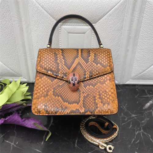 High Quality Luxury Bvlgari Snakeskin Bag – Style 42636