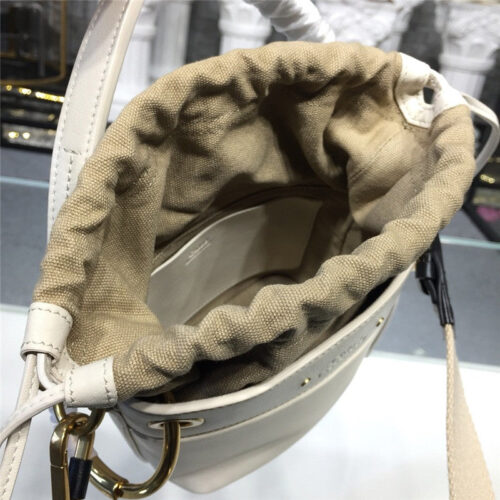 High Quality Luxury Chloe Roy Bucket Bag Small White product detail