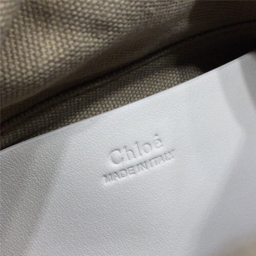 High Quality Luxury Chloe Roy Bucket Bag Small White product detail
