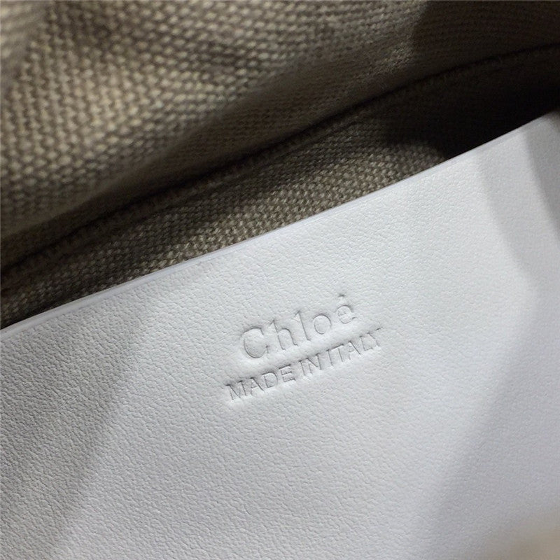 High Quality Luxury Chloe Roy Bucket Bag Small White product detail