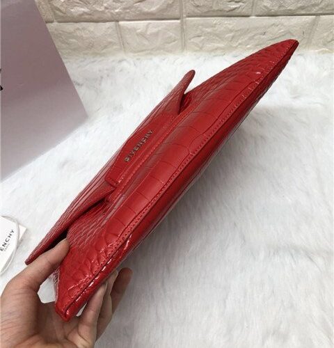 High Quality Luxury Givenchy Antigona Envelope Clutch Crocodile Embossed (Varied Colors) product detail