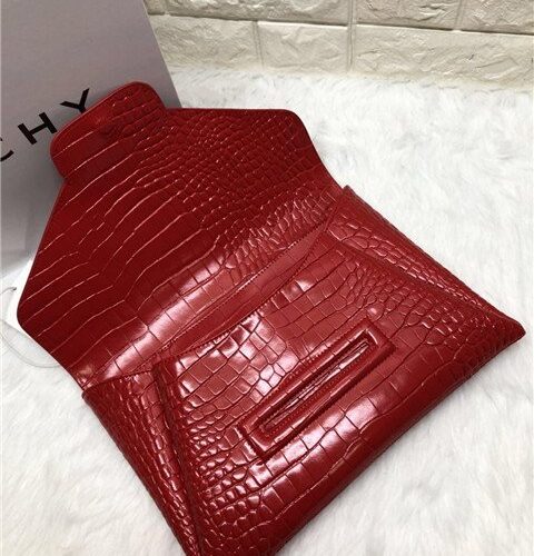 High Quality Luxury Givenchy Antigona Envelope Clutch Crocodile Embossed (Varied Colors) product detail