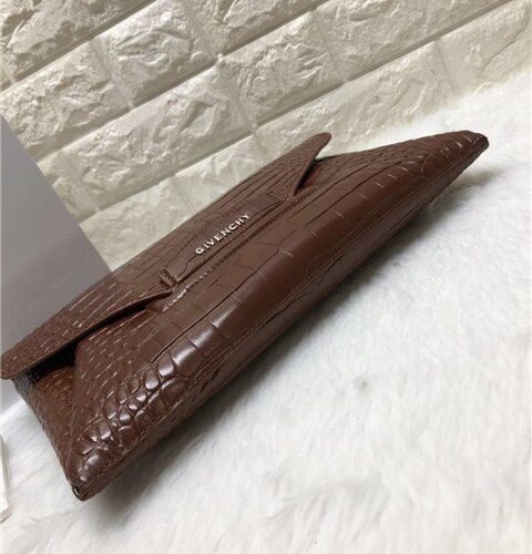 High Quality Luxury Givenchy Antigona Envelope Clutch Crocodile Embossed (Varied Colors) product detail
