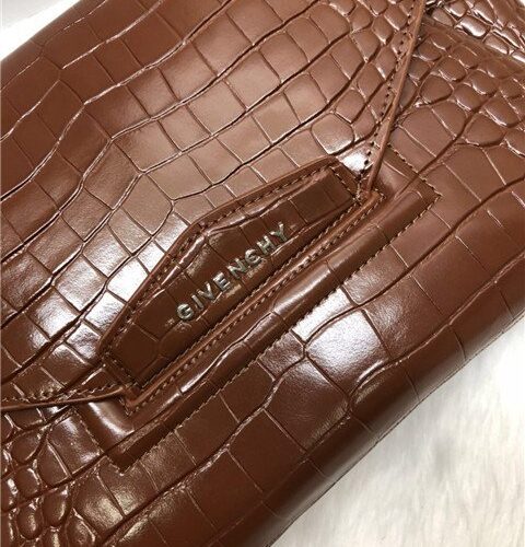 High Quality Luxury Givenchy Antigona Envelope Clutch Crocodile Embossed (Varied Colors) product detail