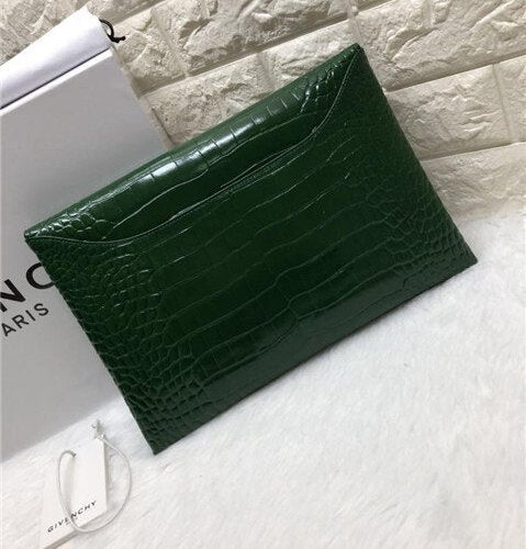 High Quality Luxury Givenchy Antigona Envelope Clutch Crocodile Embossed (Varied Colors) product detail