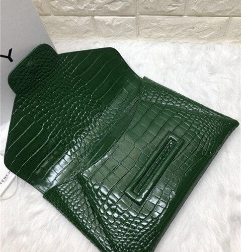 High Quality Luxury Givenchy Antigona Envelope Clutch Crocodile Embossed (Varied Colors) product detail