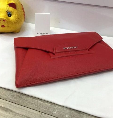 High Quality Luxury Givenchy Antigona Envelope Clutch Textured Leather (Varied Colors) product detail