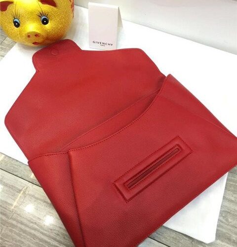 High Quality Luxury Givenchy Antigona Envelope Clutch Textured Leather (Varied Colors) product detail
