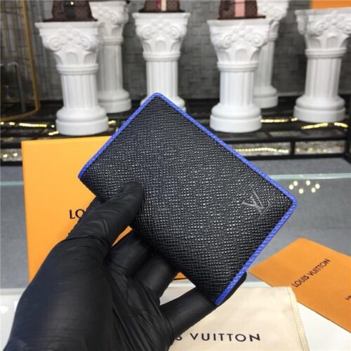 High Quality Luxury Louis Vuitton Pocket Organizer Taiga Leather