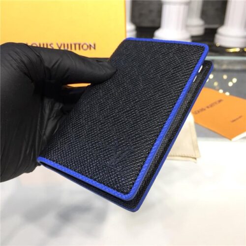 High Quality Luxury Louis Vuitton Pocket Organizer Taiga Leather alternate view