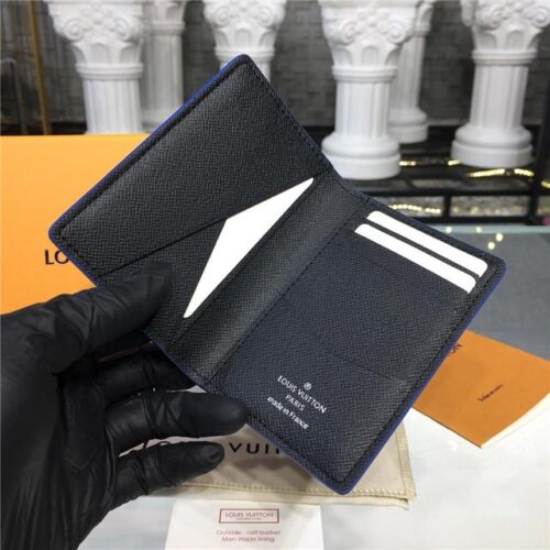 High Quality Luxury Louis Vuitton Pocket Organizer Taiga Leather product detail