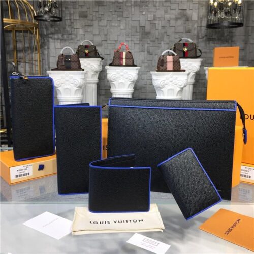 High Quality Luxury Louis Vuitton Pocket Organizer Taiga Leather product detail