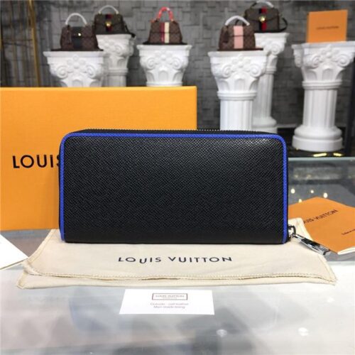 High Quality Luxury Louis Vuitton Zippy Wallet Vertical Taiga Leather product detail